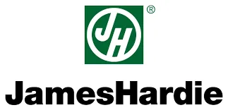 James Hardie siding manufacturer logo — certified installer Royalty Roofing