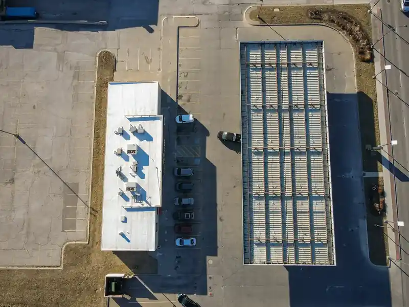Standing seam metal roof installed by Royalty Roofing on a Nebraska property