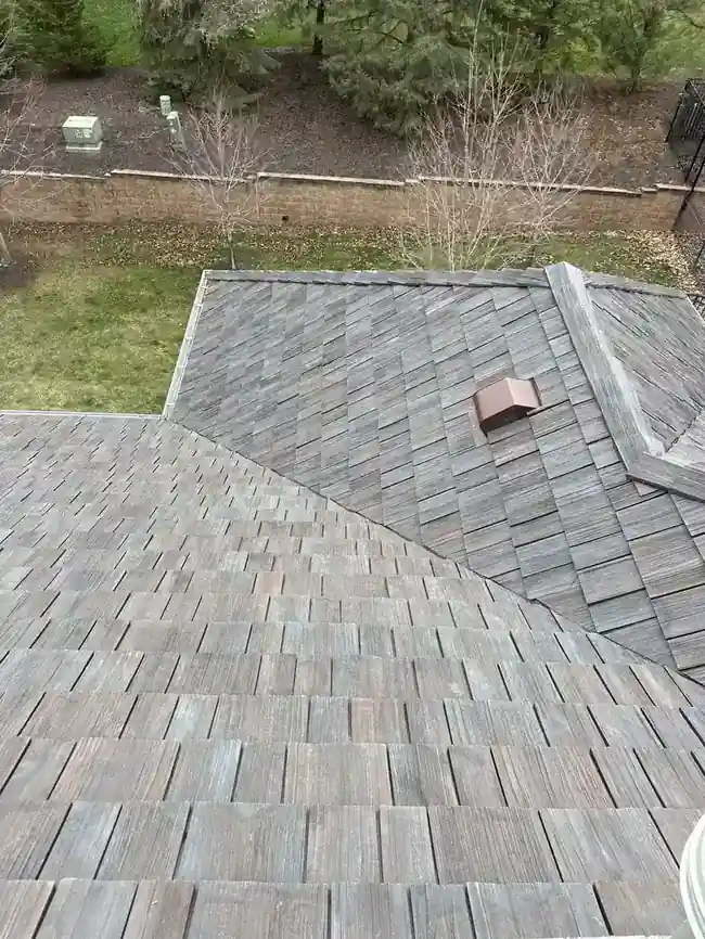 Omaha home with newly installed architectural asphalt shingle roof