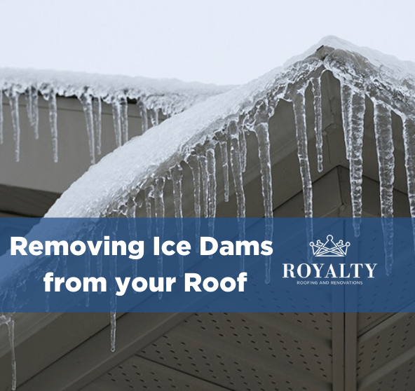 Removing Ice Dams from your Roof Royalty Roofing