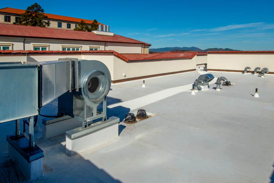 commercial slope roof